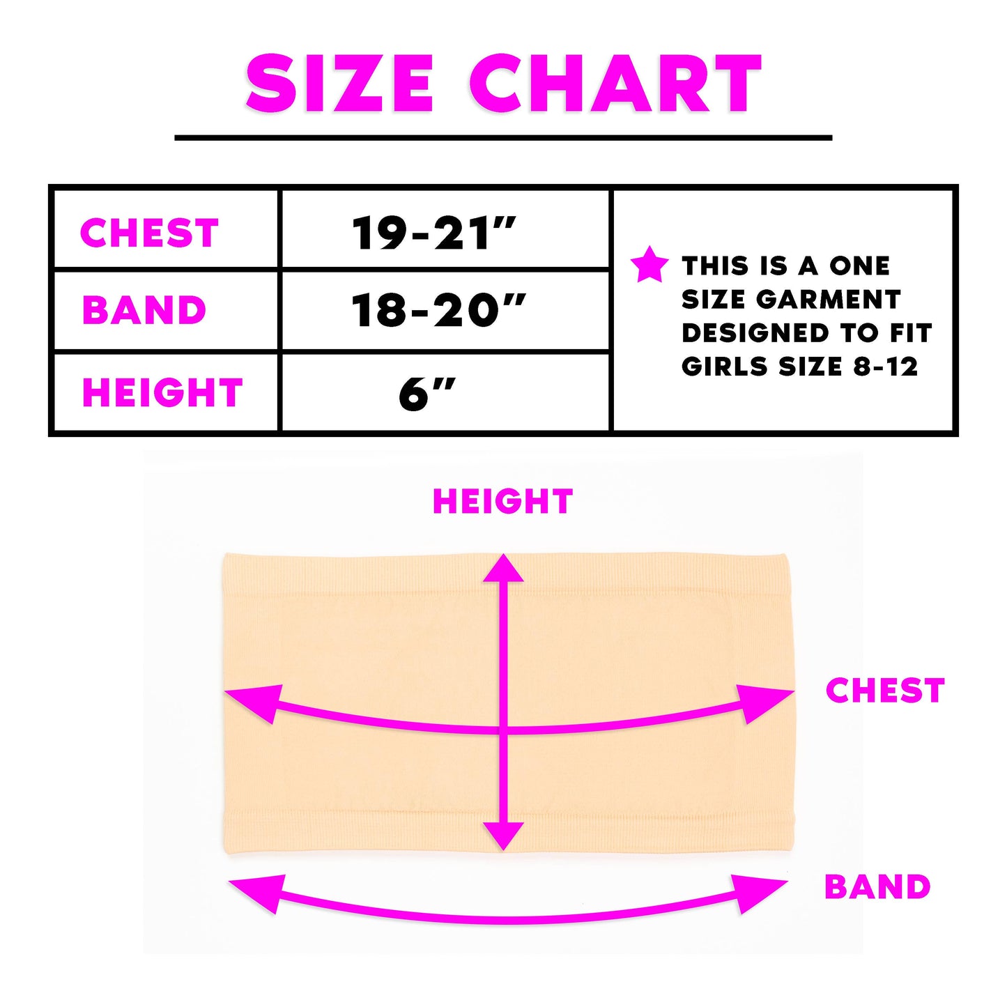 Solid Bandeau Top Girls Black