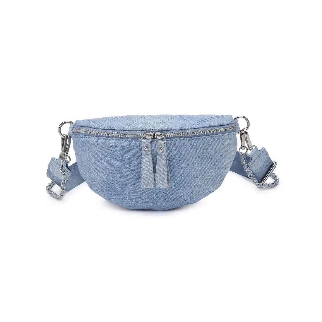 Everyday Blue Quilted Belt Bag