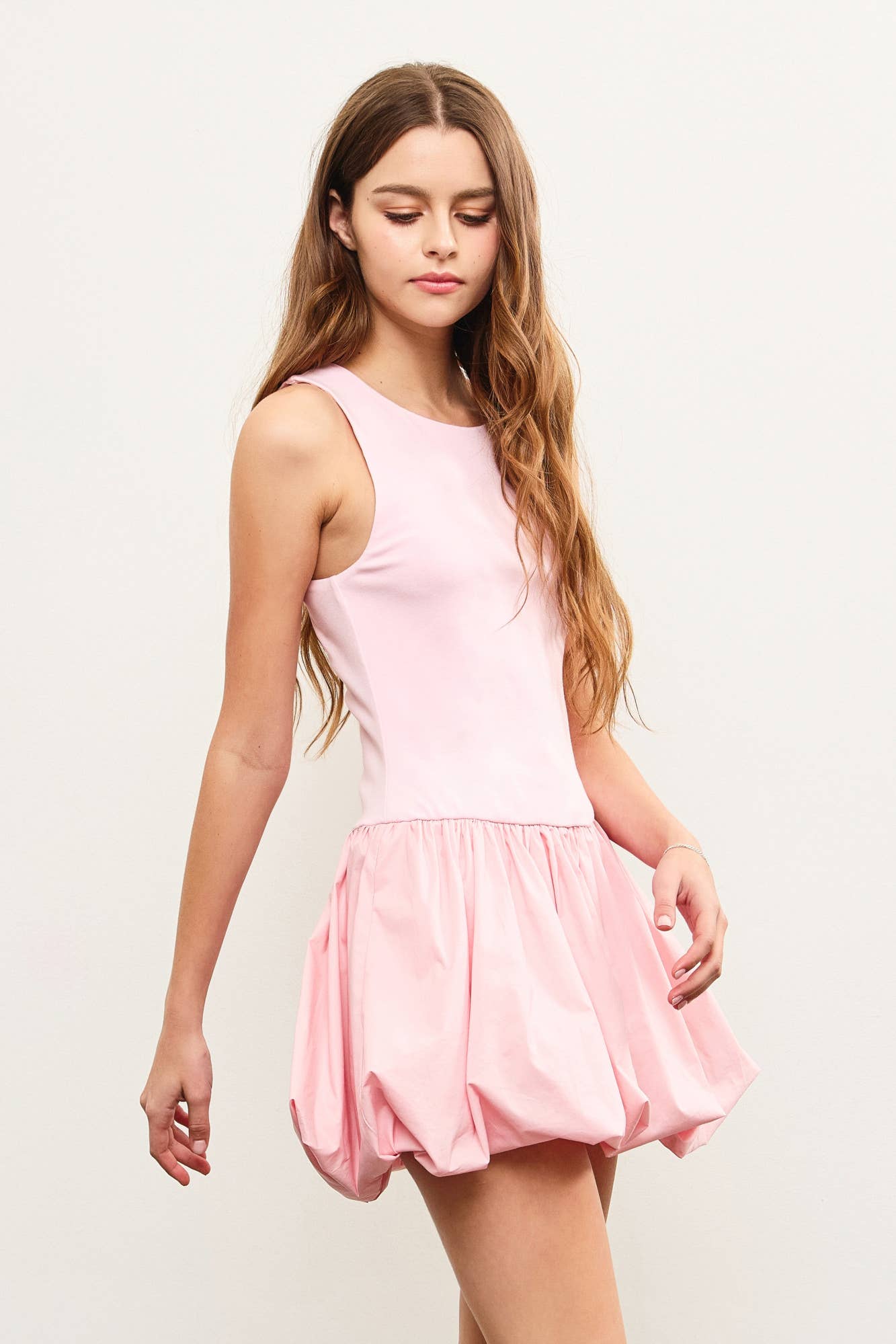 Baby Pink Balloon Dress