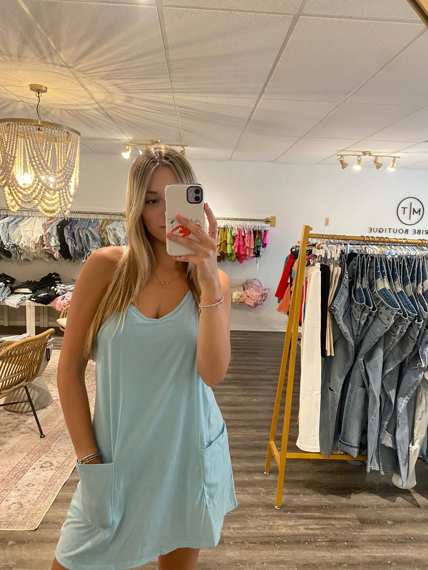 Sleeveless Tennis Mini Dress with Built in Romper Lining