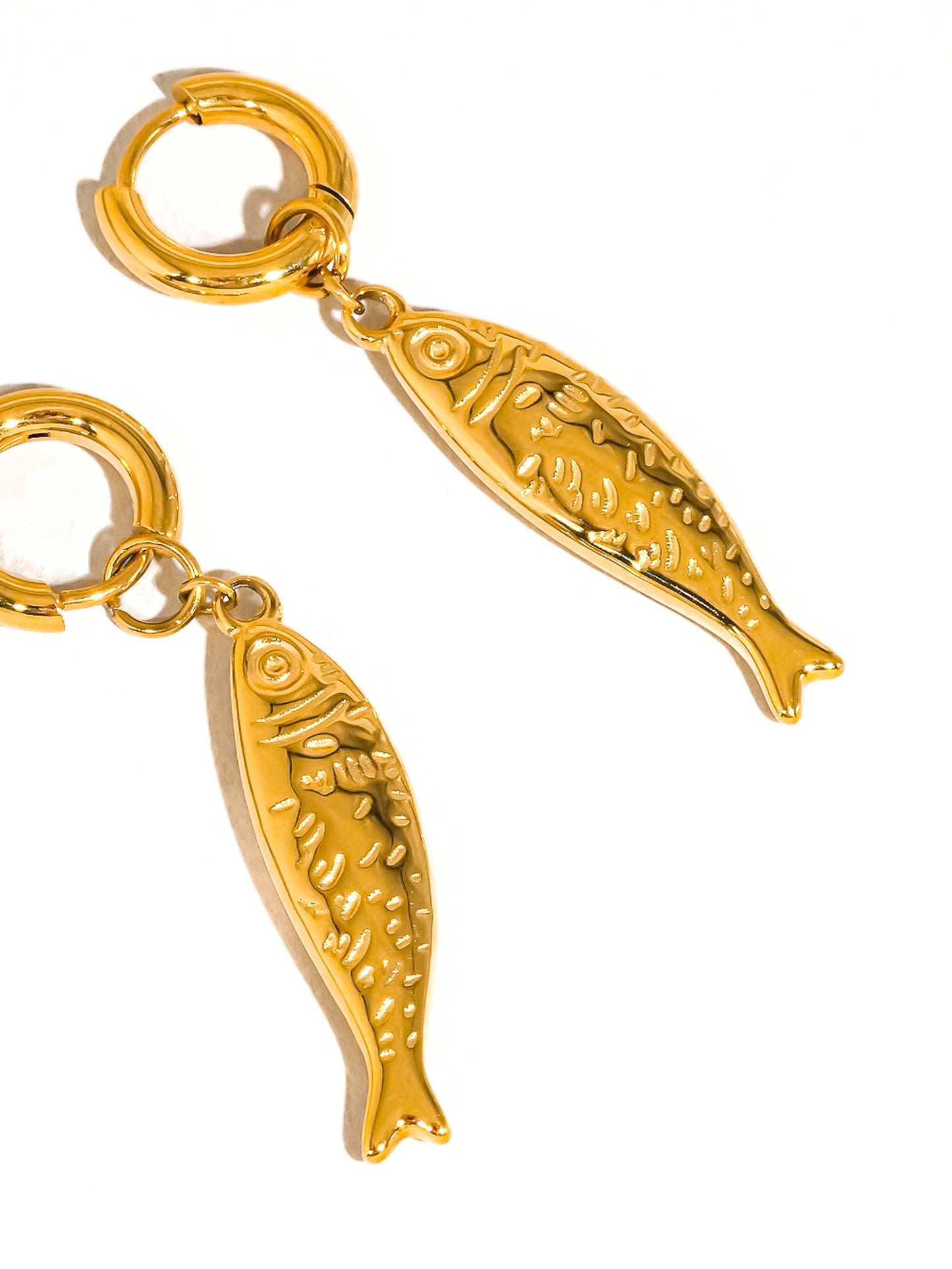 Nibe Fish Hoop Earring