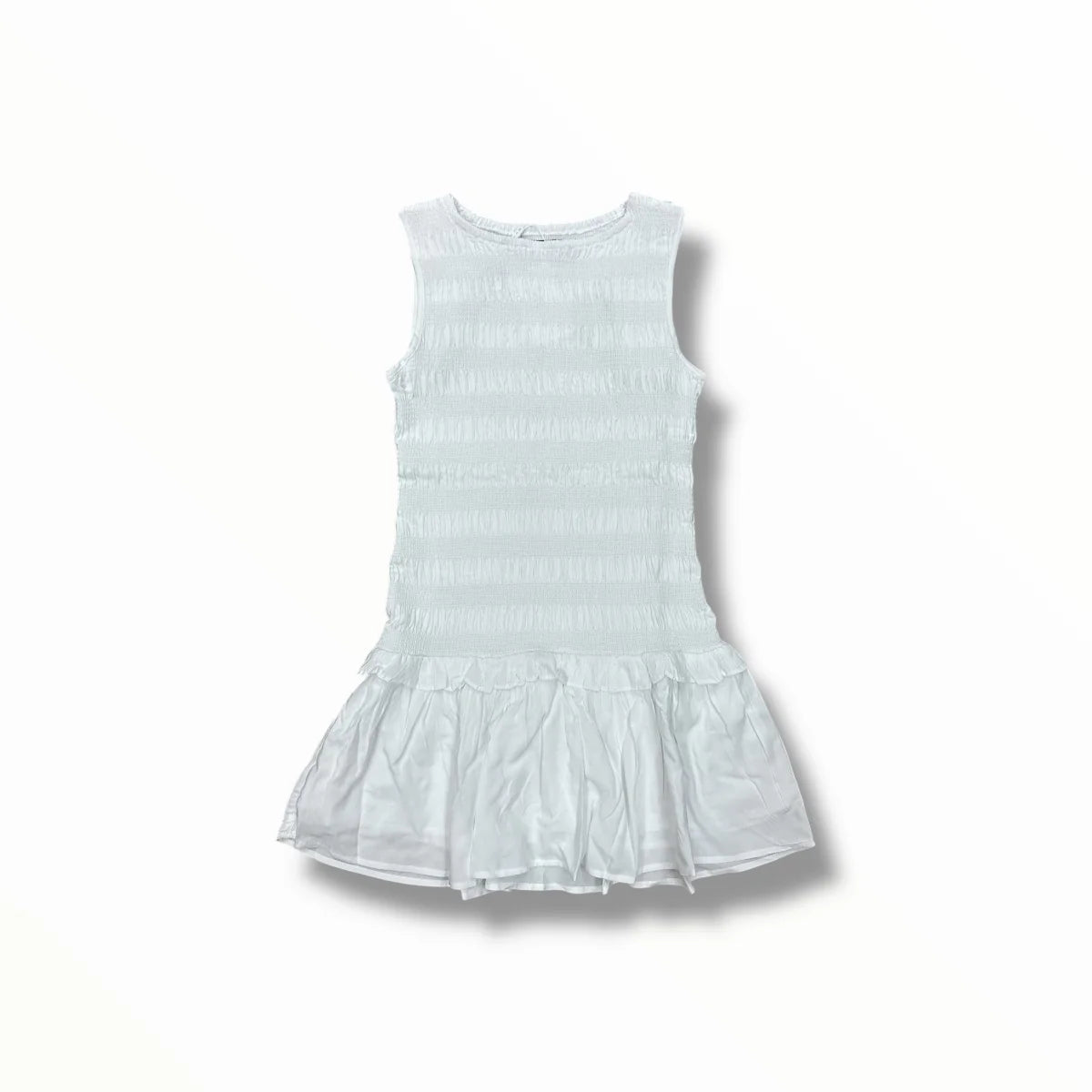 White Tara Dress Tween - Katie J Nyc