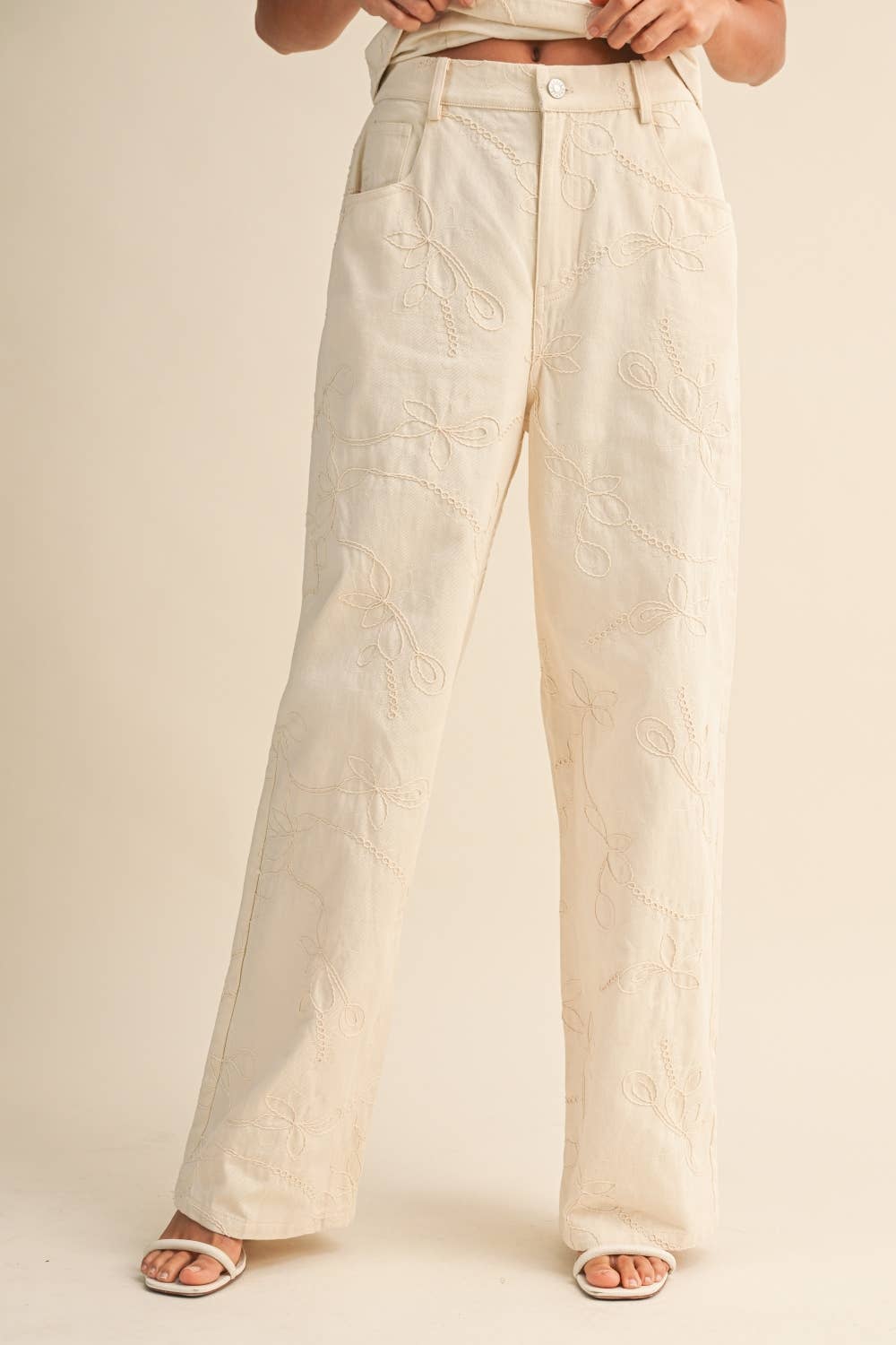 Eden Embroidered Two Piece Set