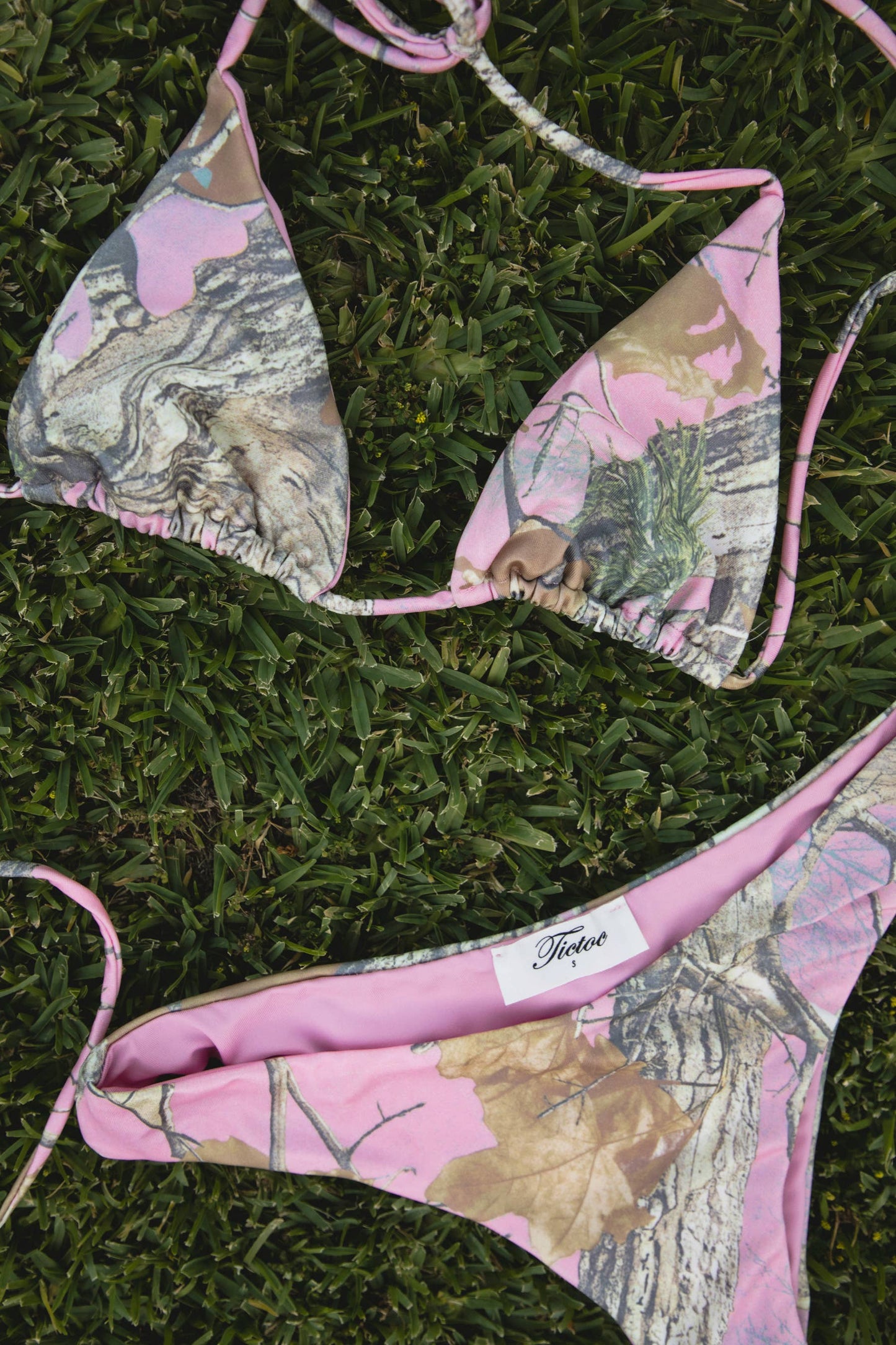 Jungle Drift Camo Bikini Set