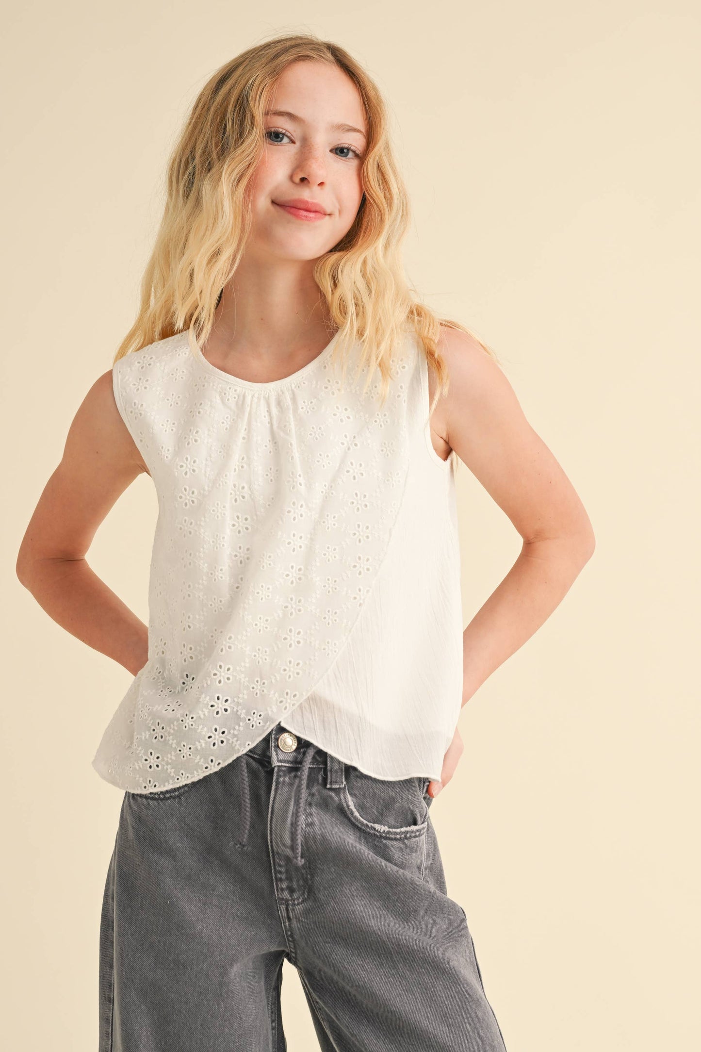 Everyday Flair Layered Petal Top