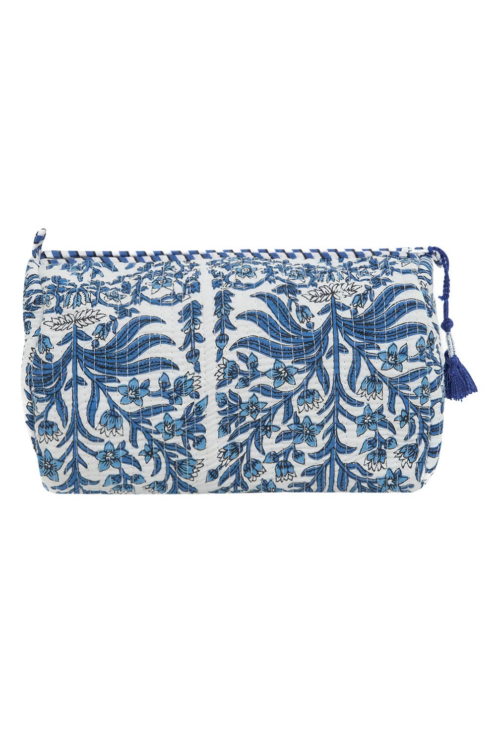 Floral Quilted Cotton Toiletry Bags