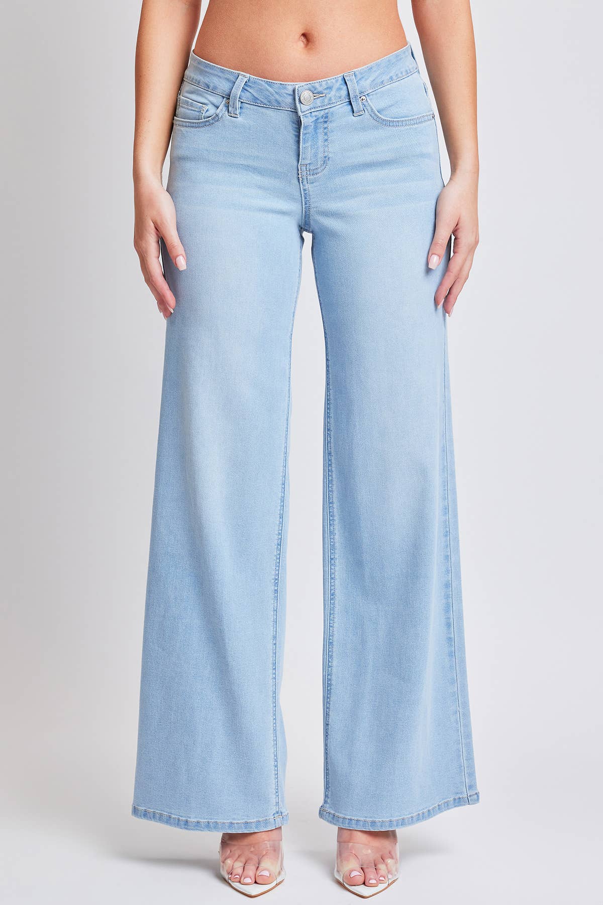Junior Low Rise Wide Leg Jeans
