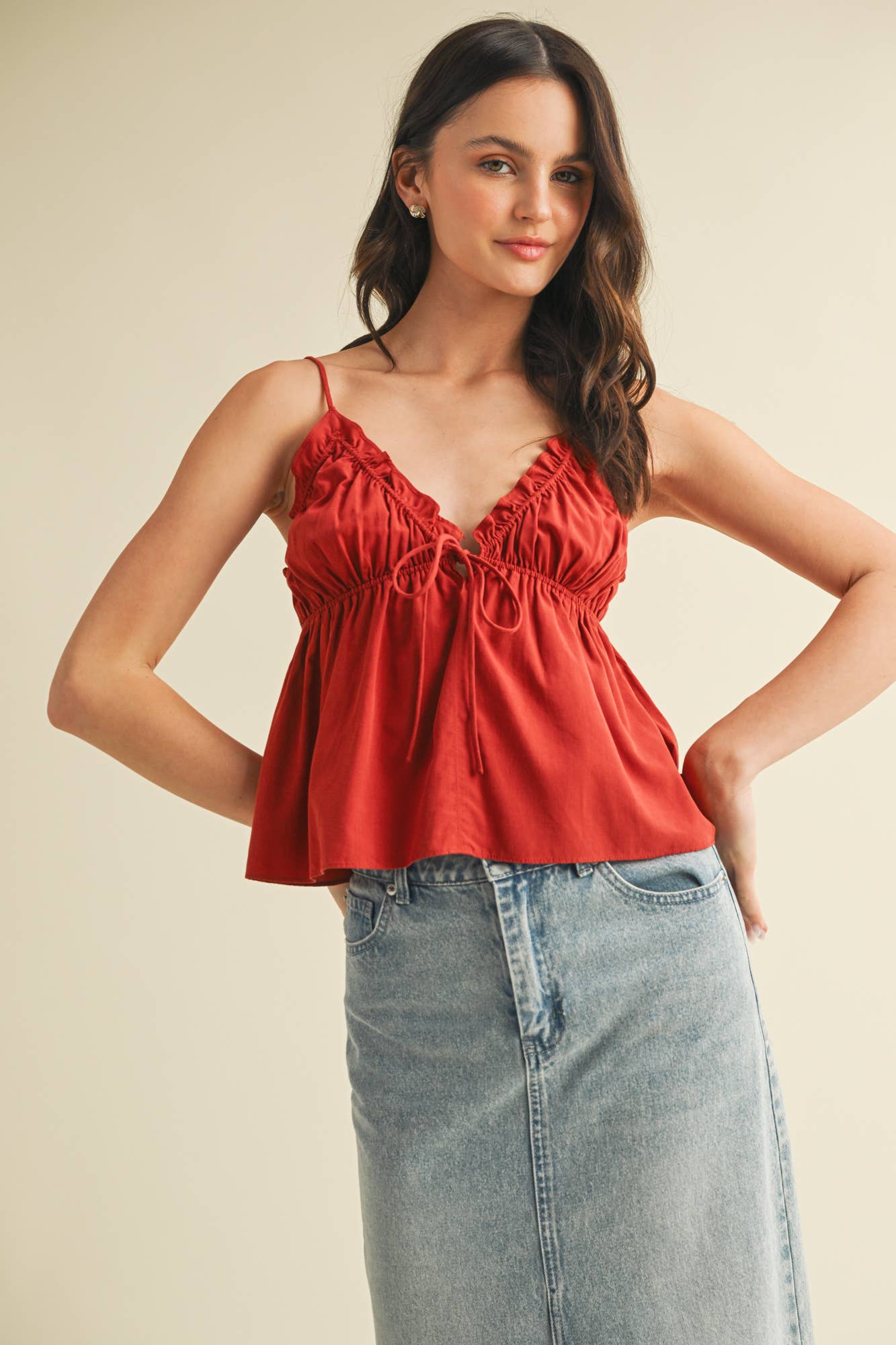 Marsala Muse Cami Top