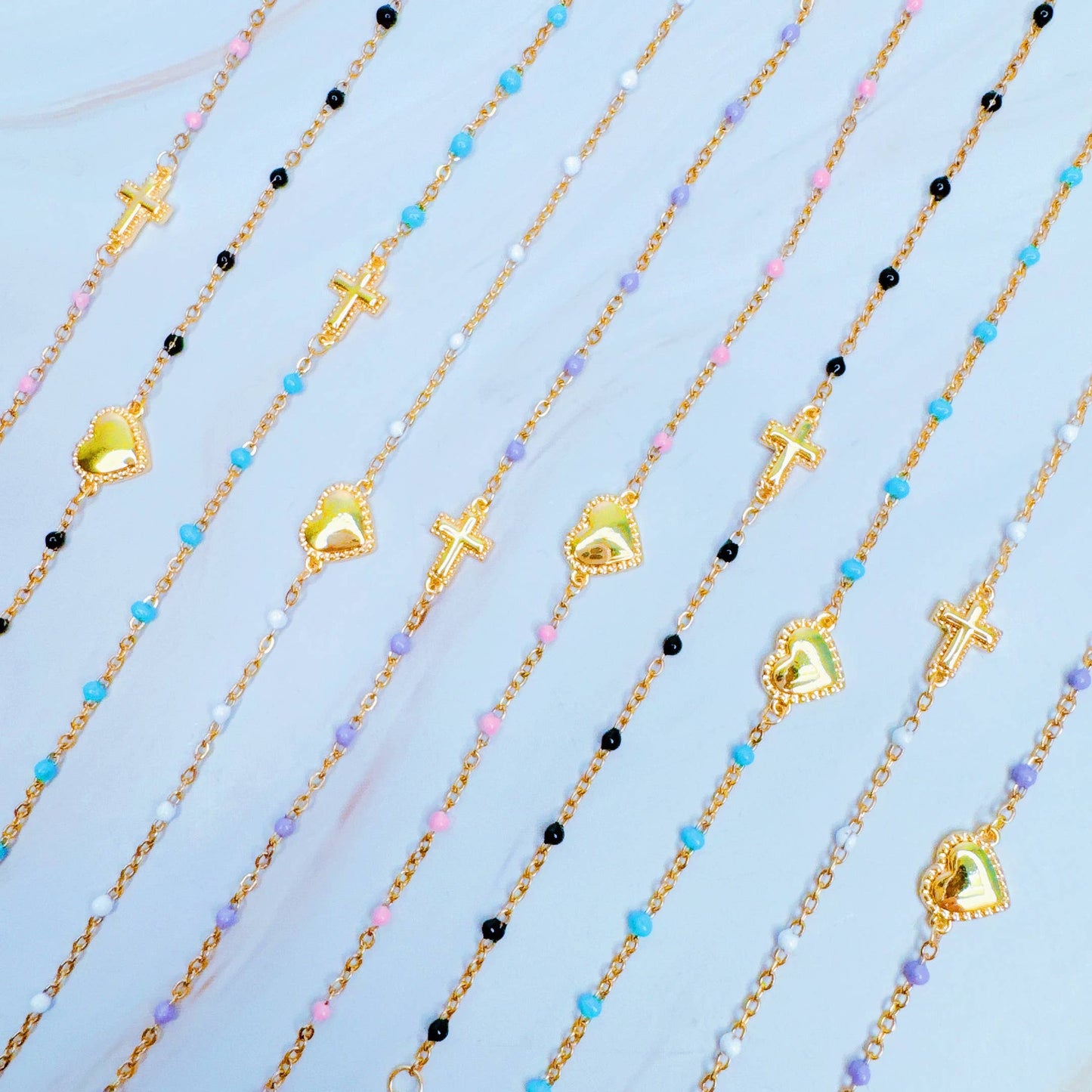 Eden Cross Dainty Bracelet