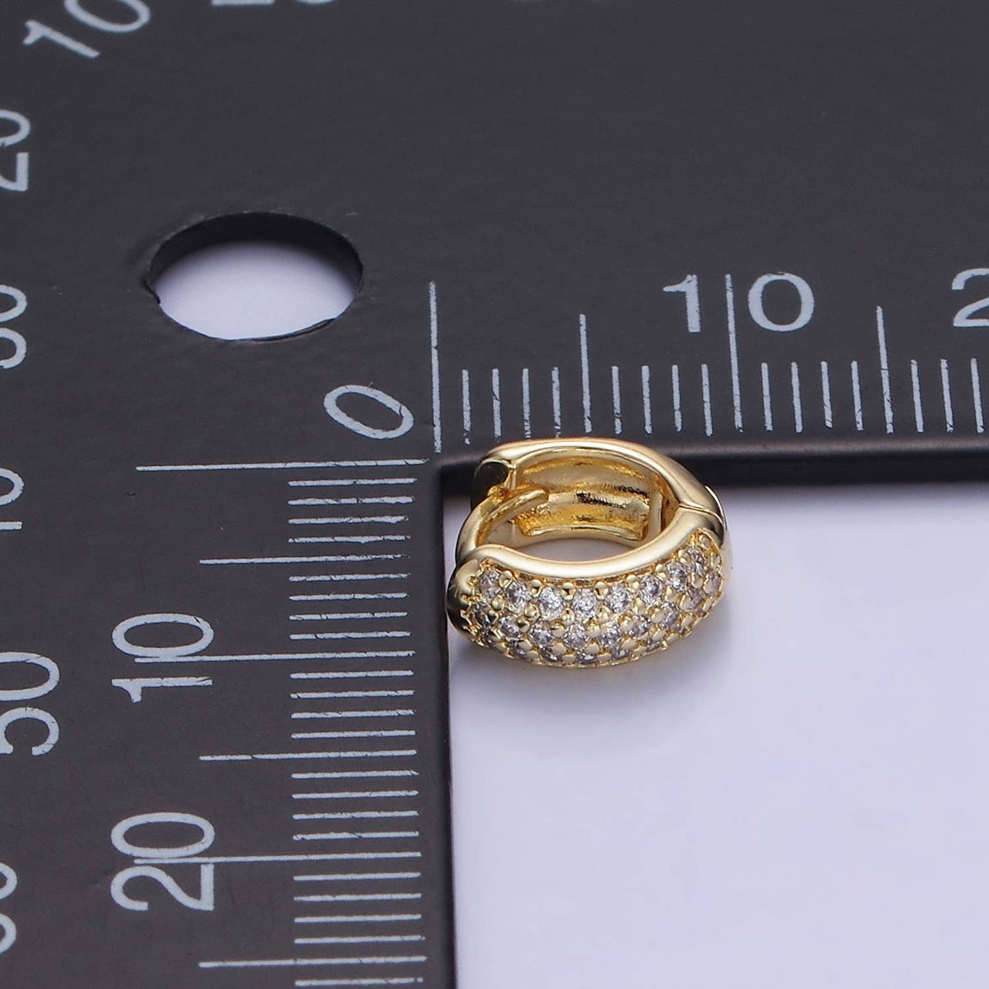 Mini CZ Cartilage Huggie Earring