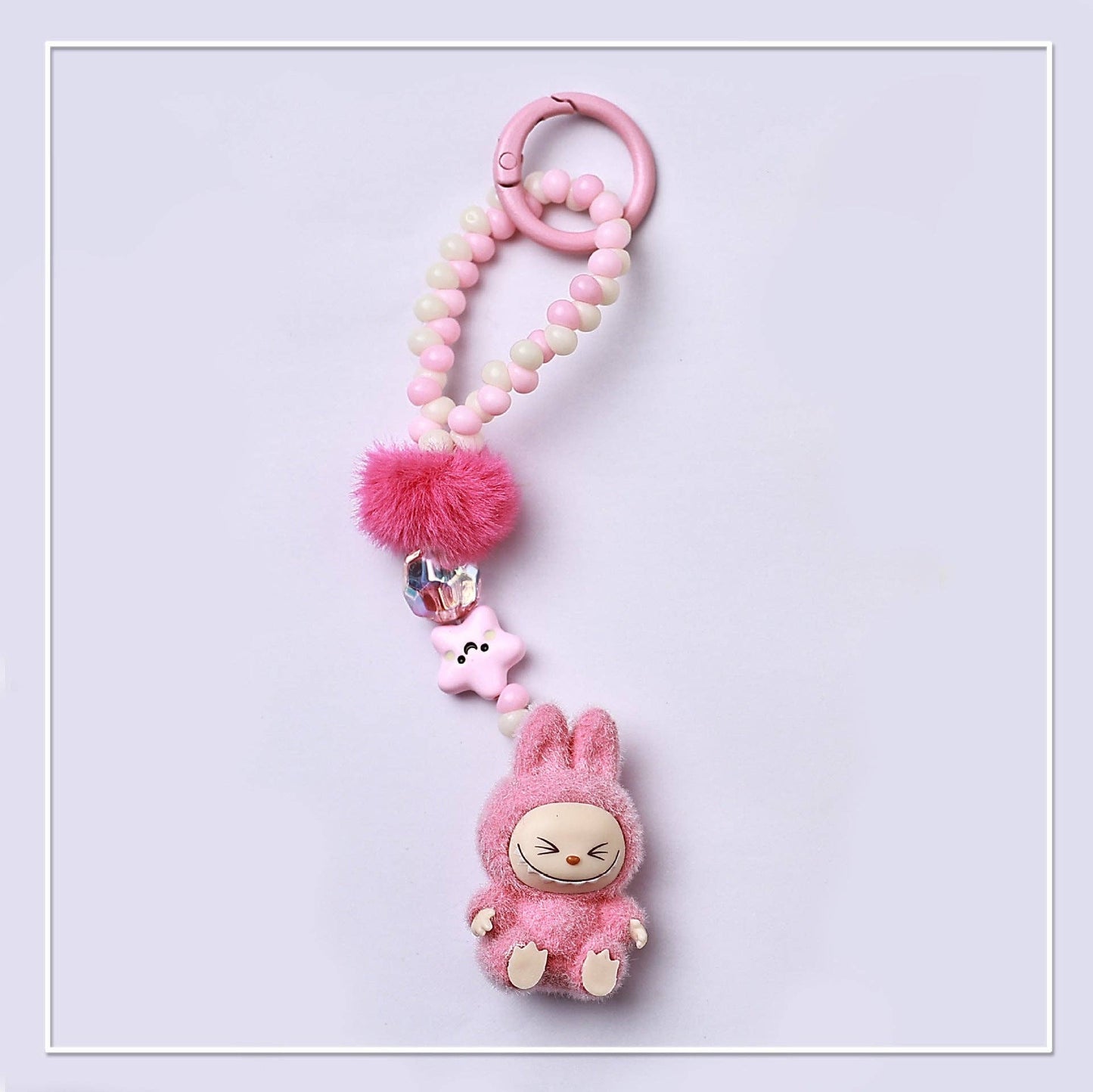 Beaded Labubu Keychain