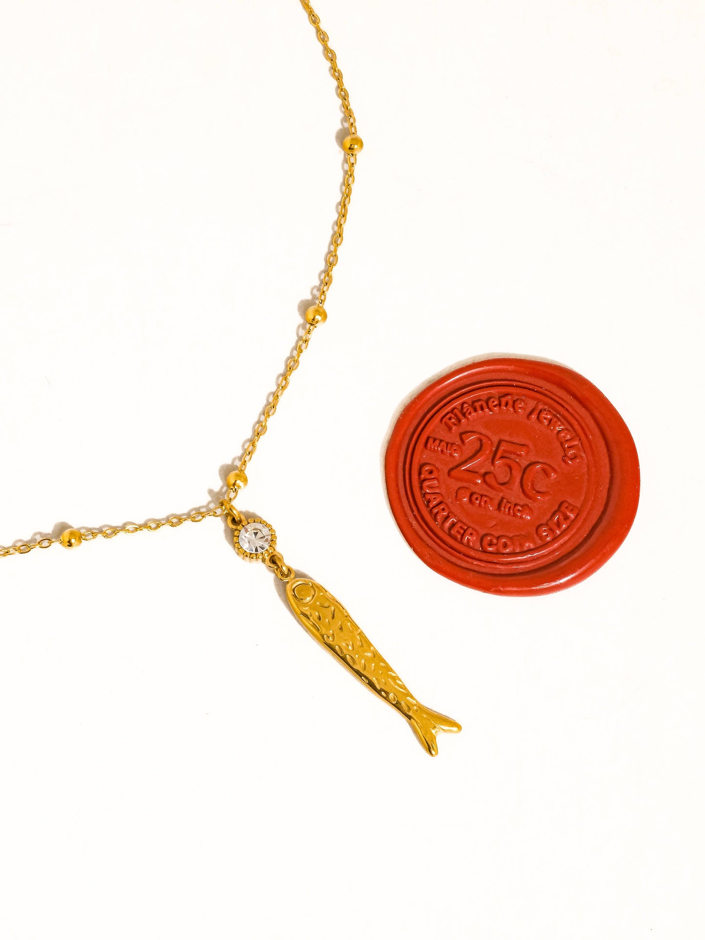Leni Fish Pendant Necklace