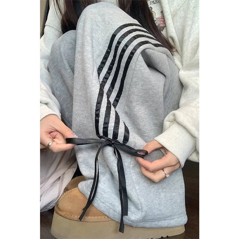 Y2K Stripe Sweatpants