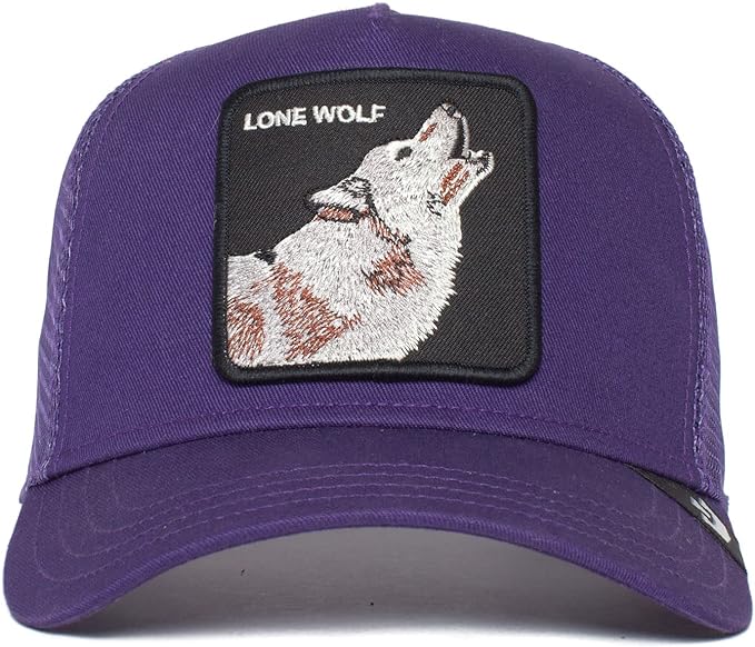 The Lone Wolf Purple Trucker Hat - Goorin Bros