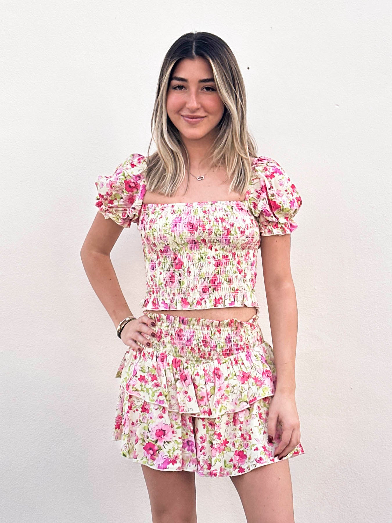 Tween Vacay Floral Brooke Skirt