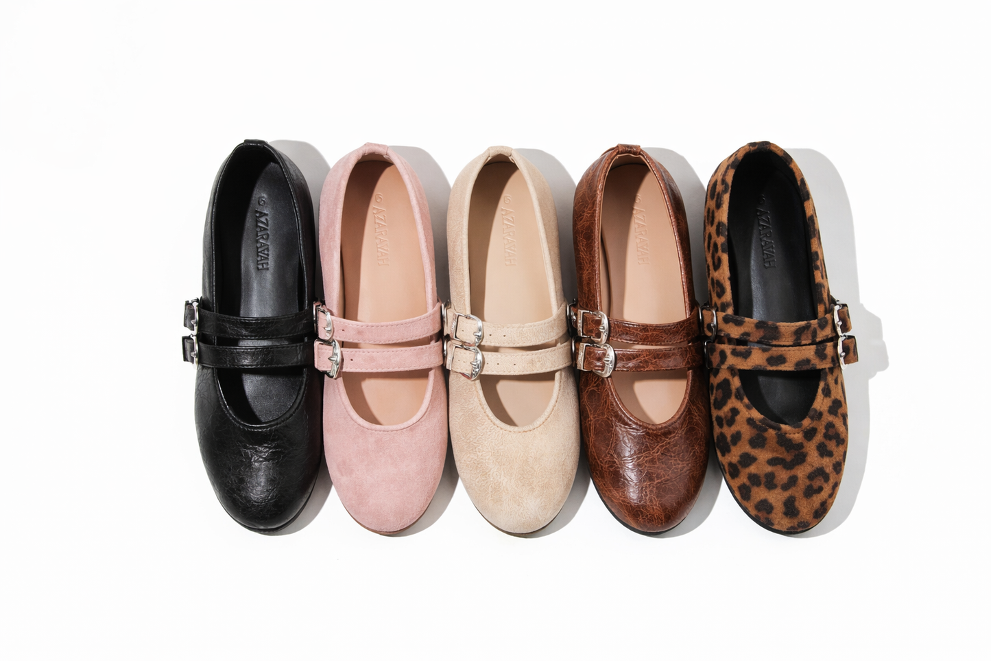 Mary Jane Double Strap Ballet Flats