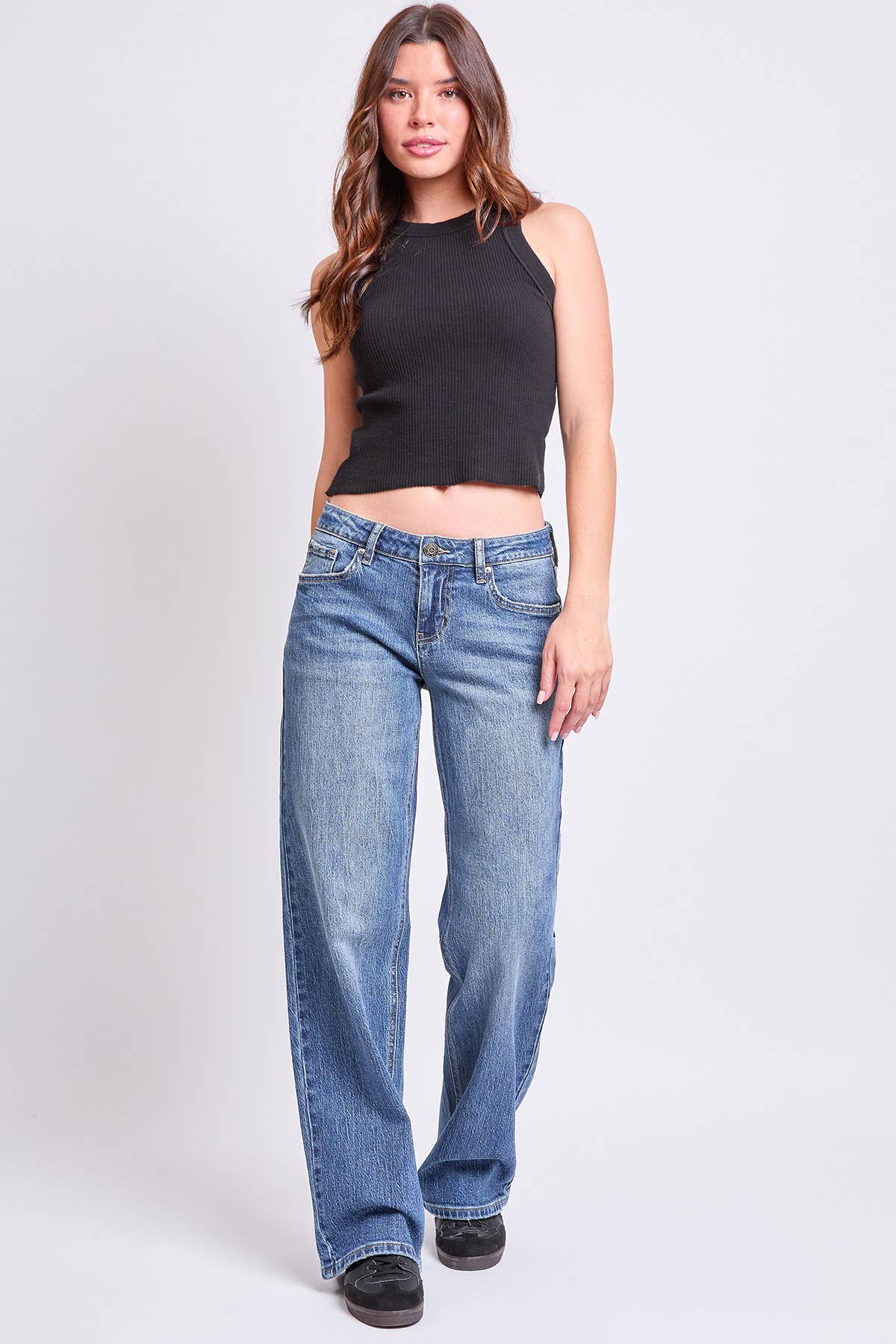 Low Rise Brittany Wide Leg Jeans