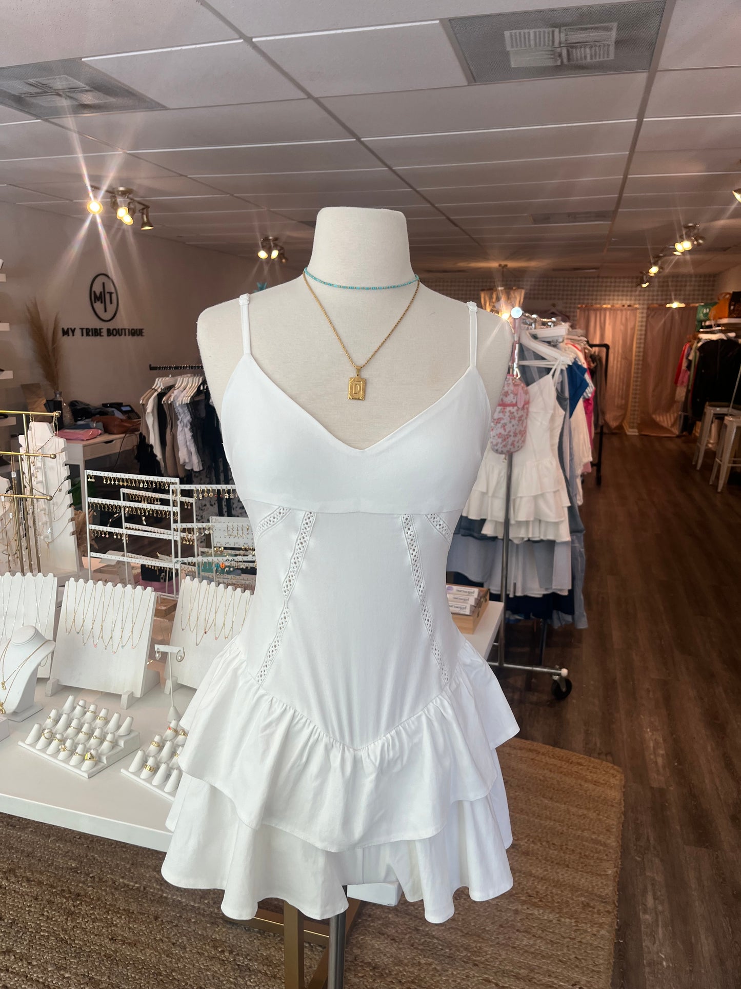 Tiered Ruffle Ballerina Romper