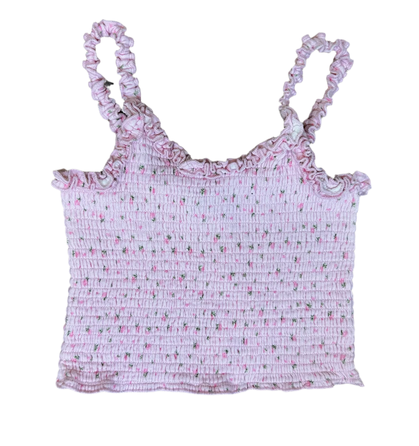 Shari Smocked Top Pink Rose Gauze (Tweens)