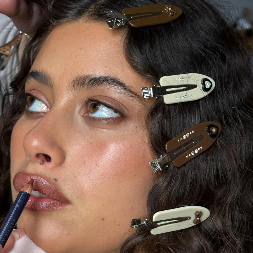 Popstar Clips in Hazelnut Hug