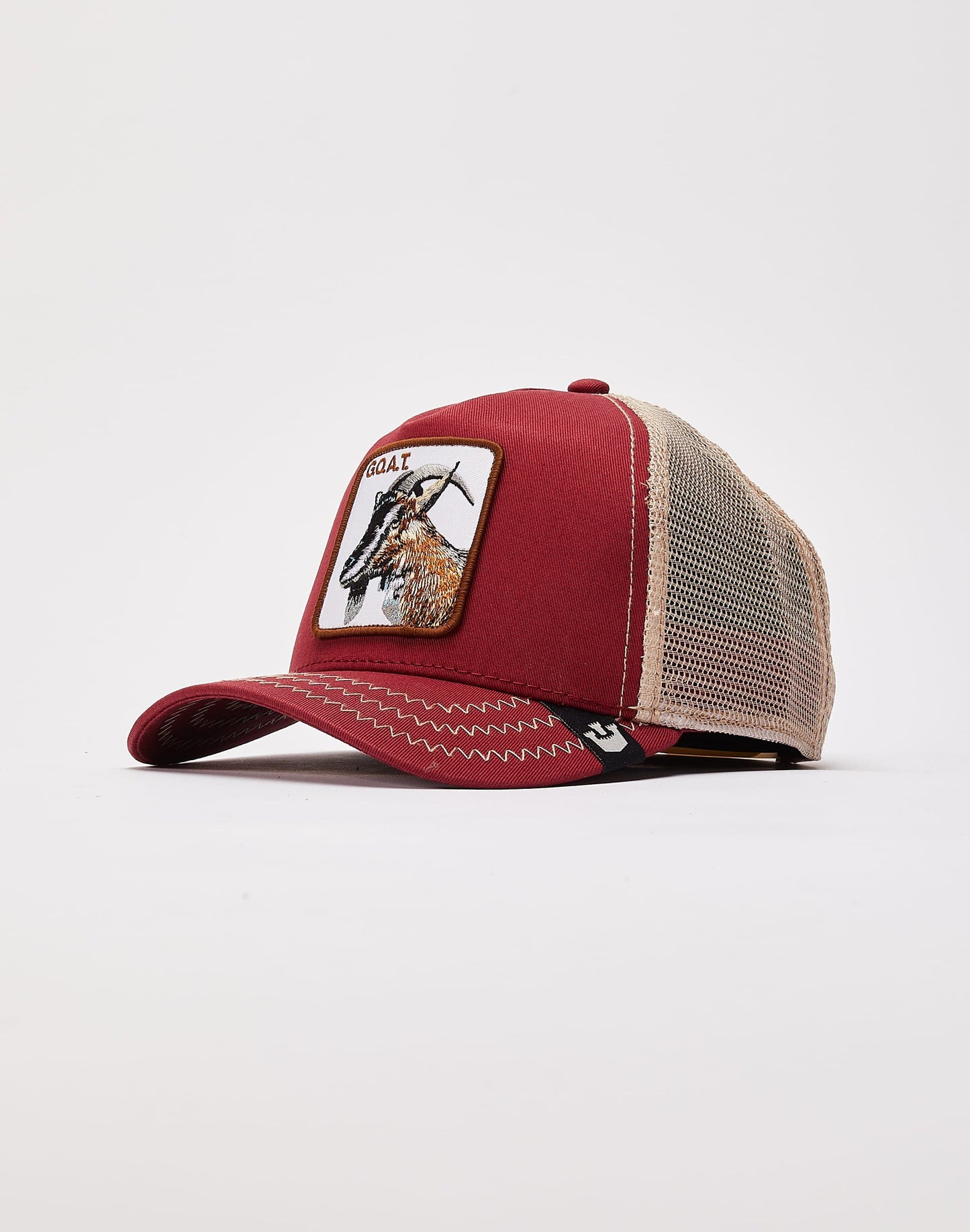 The GOAT Red Trucker Hat - Goorin Bros