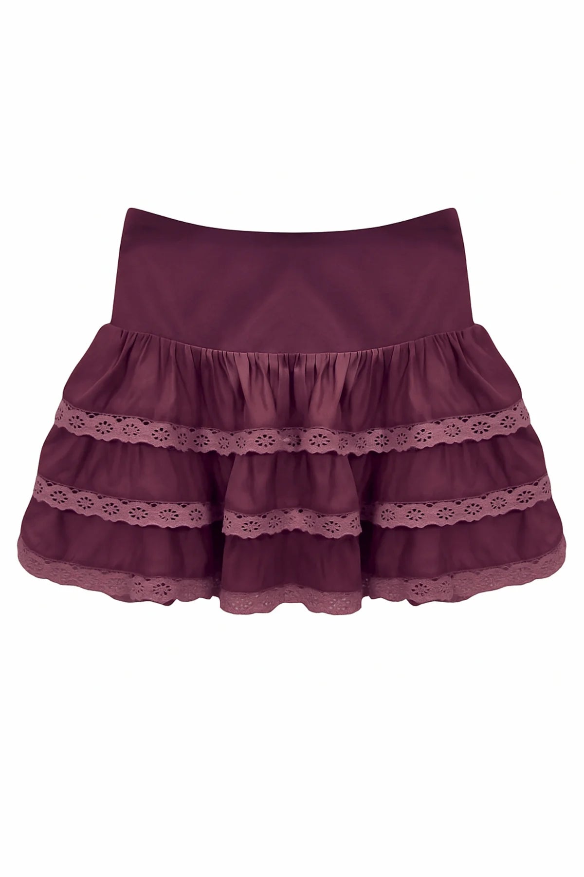 Melody Eggplant Tween Skirt