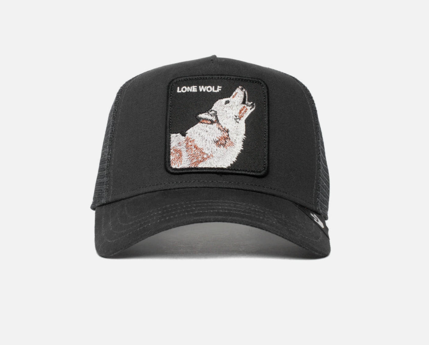 The Lone Wolf Black Trucker Hat - Goorin Bros