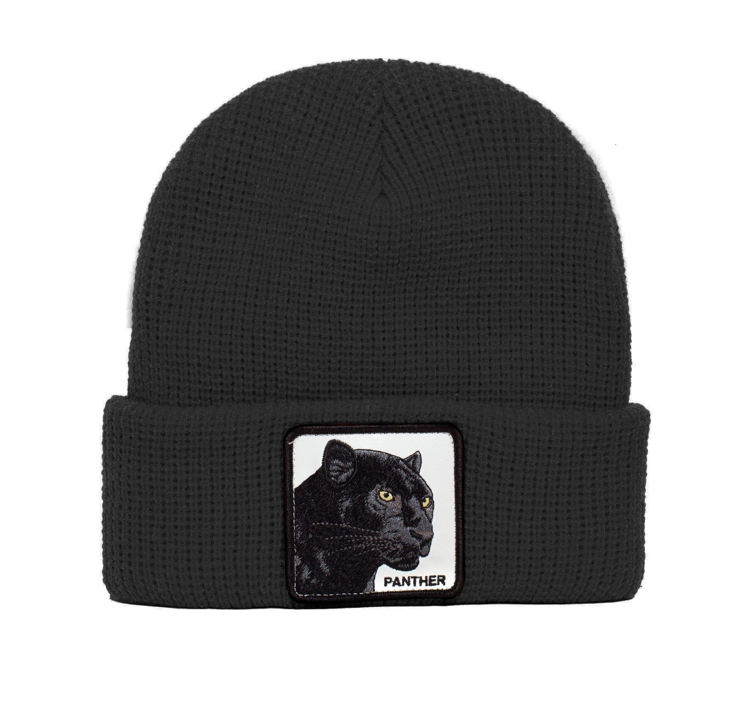 The Panther Vision Black Beanie - Goorin Bros