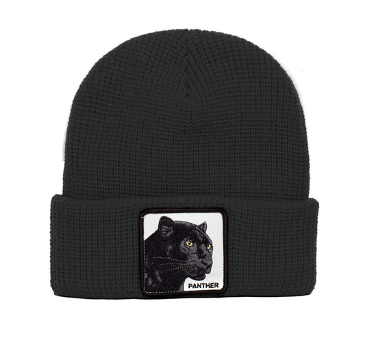 The Panther Vision Black Beanie - Goorin Bros