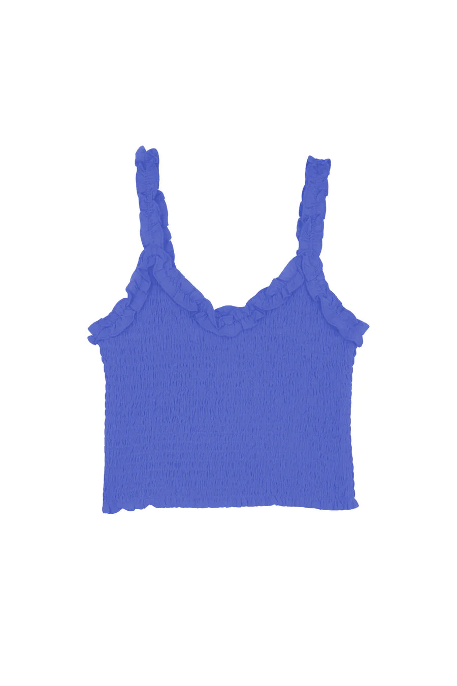 Cobalt Blue Shari Smocked Top (Tweens) Katiej NYC