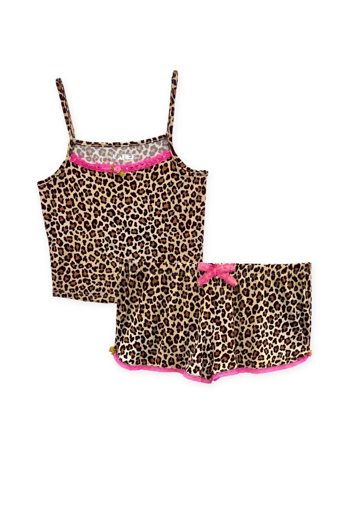 Gemma Leopard Shorts & Cami Lounge Set- KatieJ