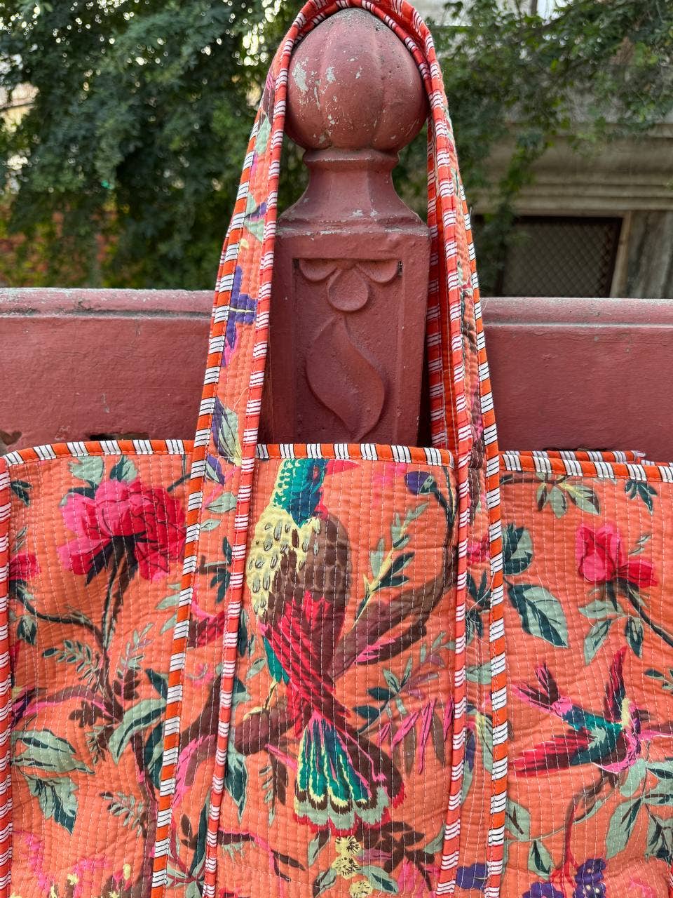 Tropical Paradise Quilted Tote