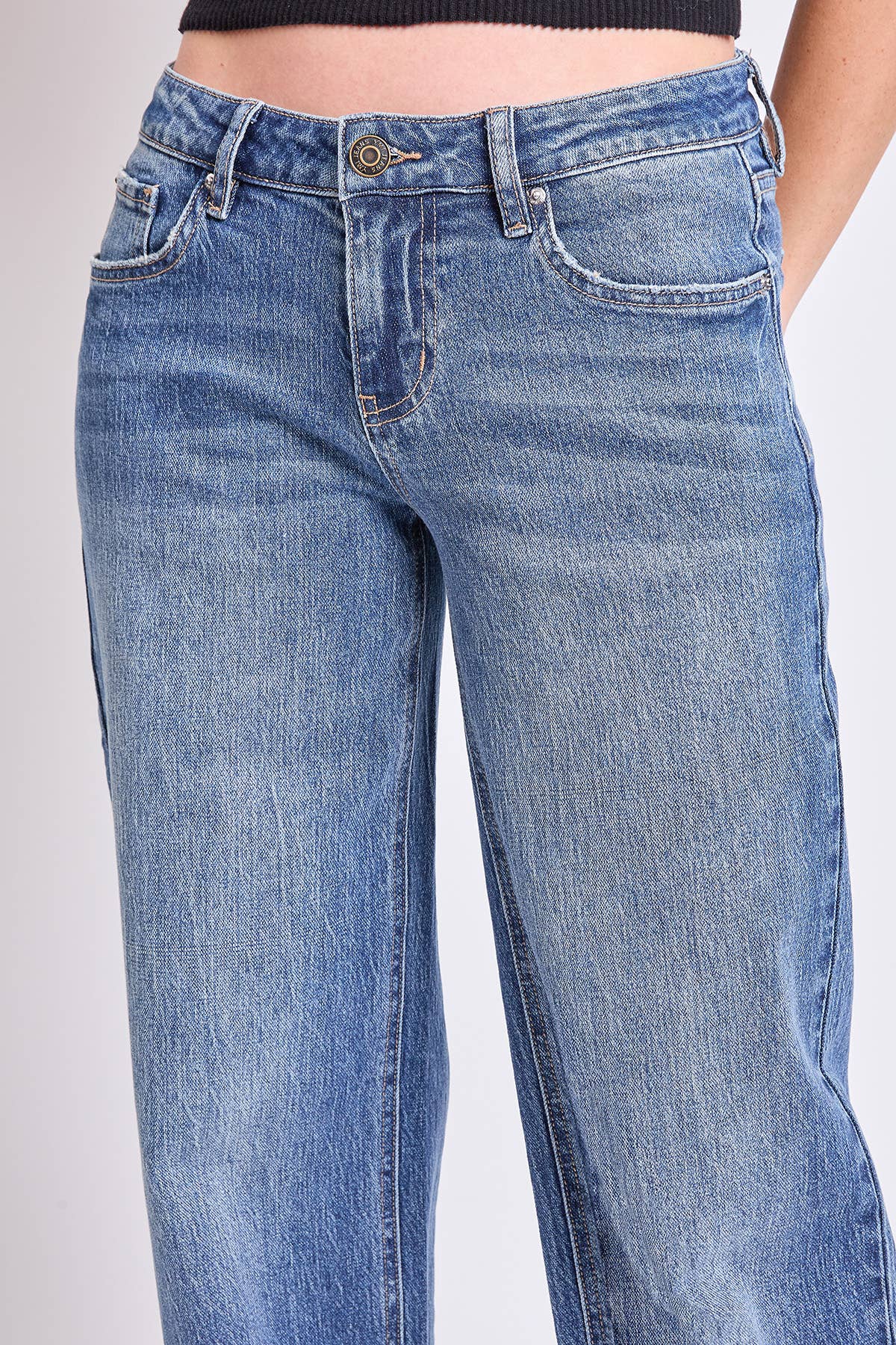 Low Rise Brittany Wide Leg Jeans