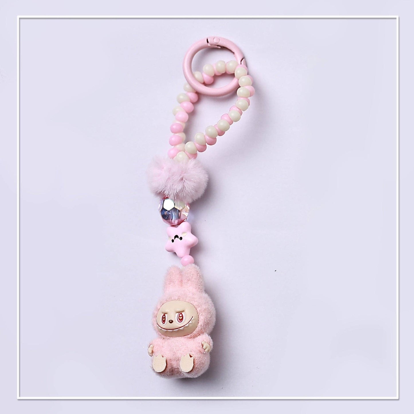 Beaded Labubu Keychain
