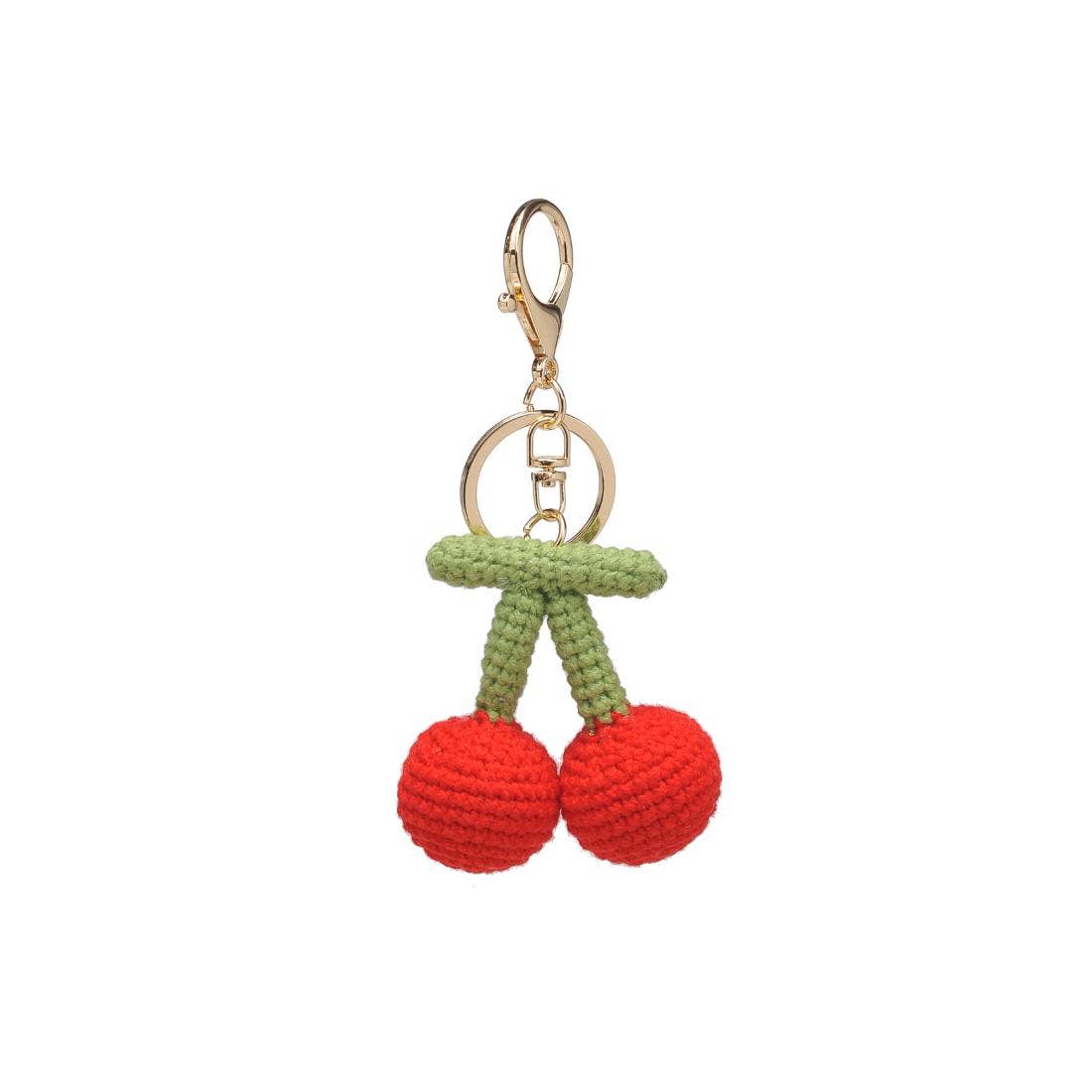 Cherrylicious Knitted Keychain Charm