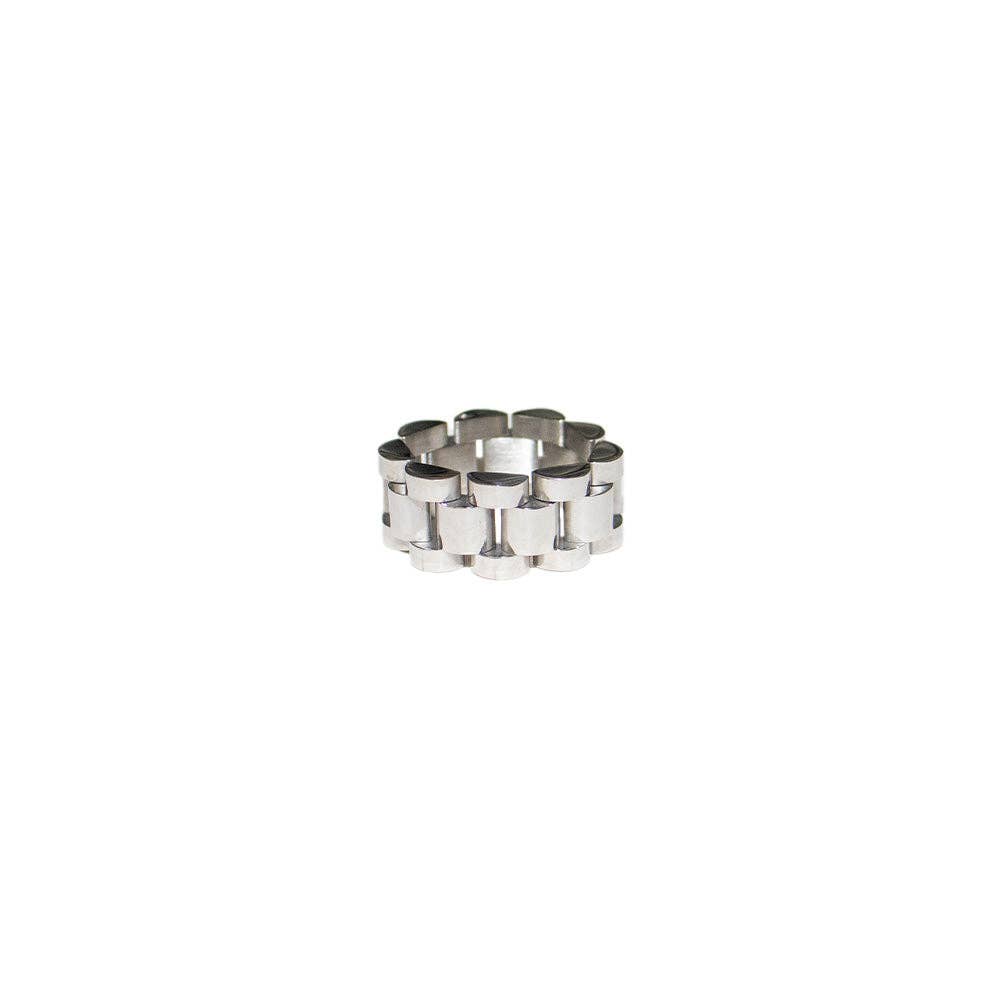 Olivia Watch Strap Ring: Two-Tone / 6