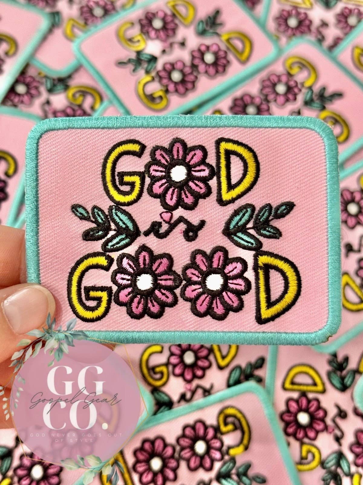 God Is Good Embroidered Patch