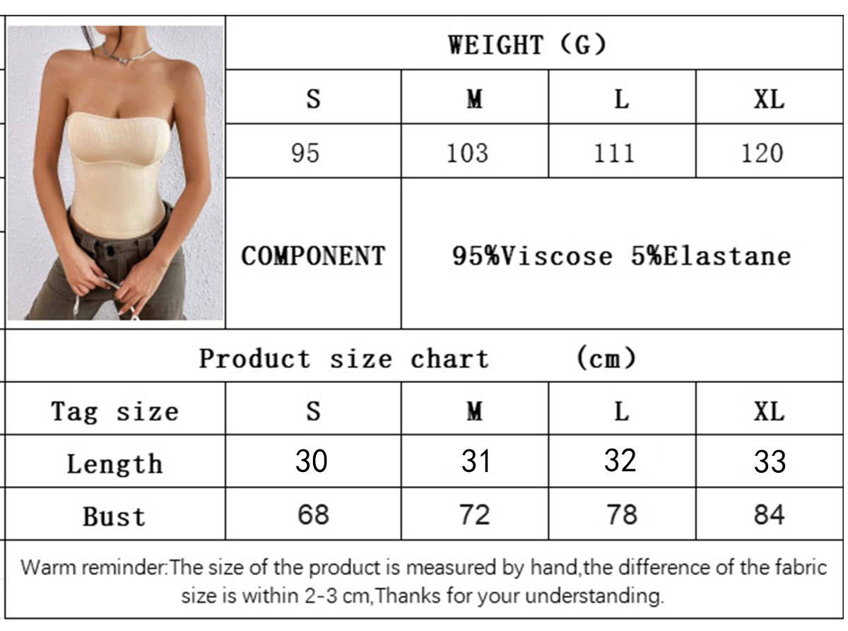 Knit Slimming Tube Top