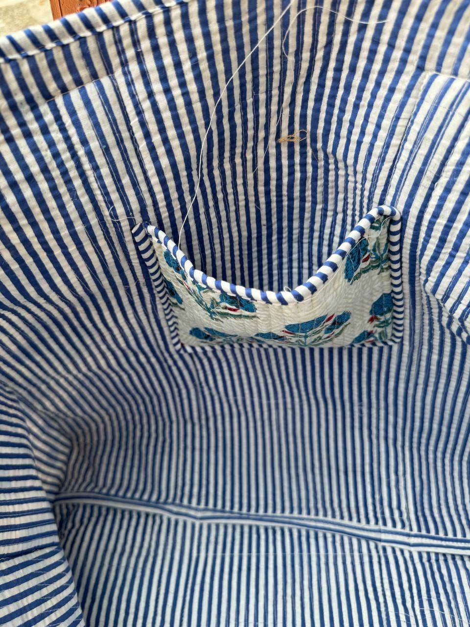 Indigo Bloom Tote Bag