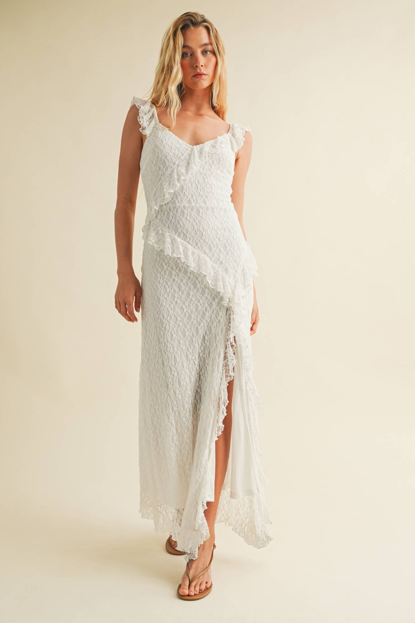 Lacey Slit Maxi Dress
