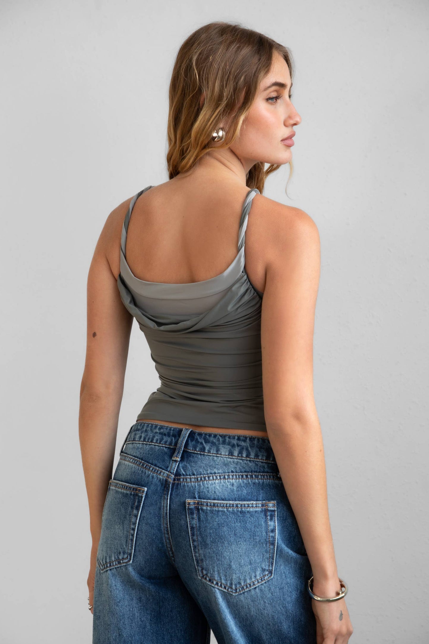 Twist & Turn Layered Halter Top