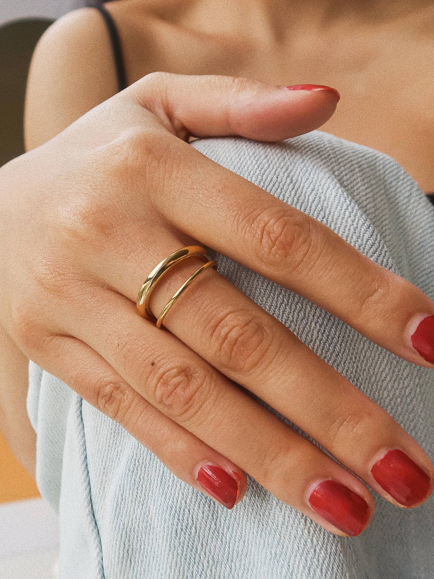 Harvey Classic Double Band Ring