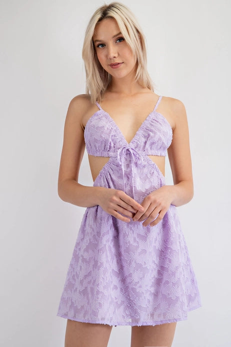 lilac ruched mini dress Lilac Purple One Shoulder Tie Waist Ruched Mini Dress