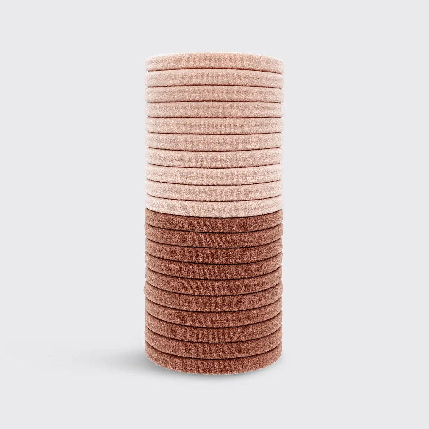 Kitsch 20pc Blush Nylon Elastics Set