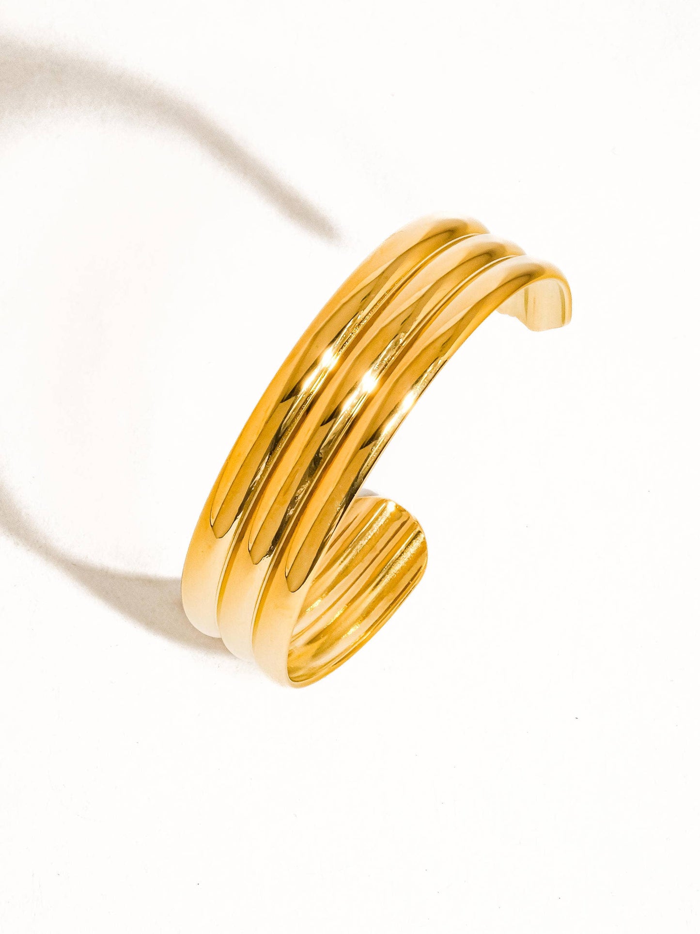 Elodie Stripe Bold Bangle