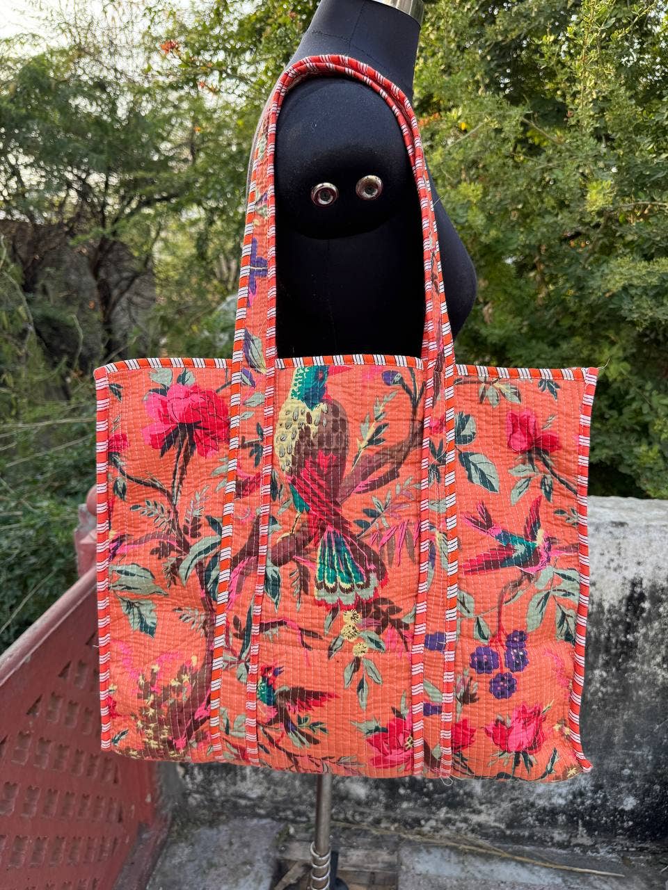 Tropical Paradise Quilted Tote