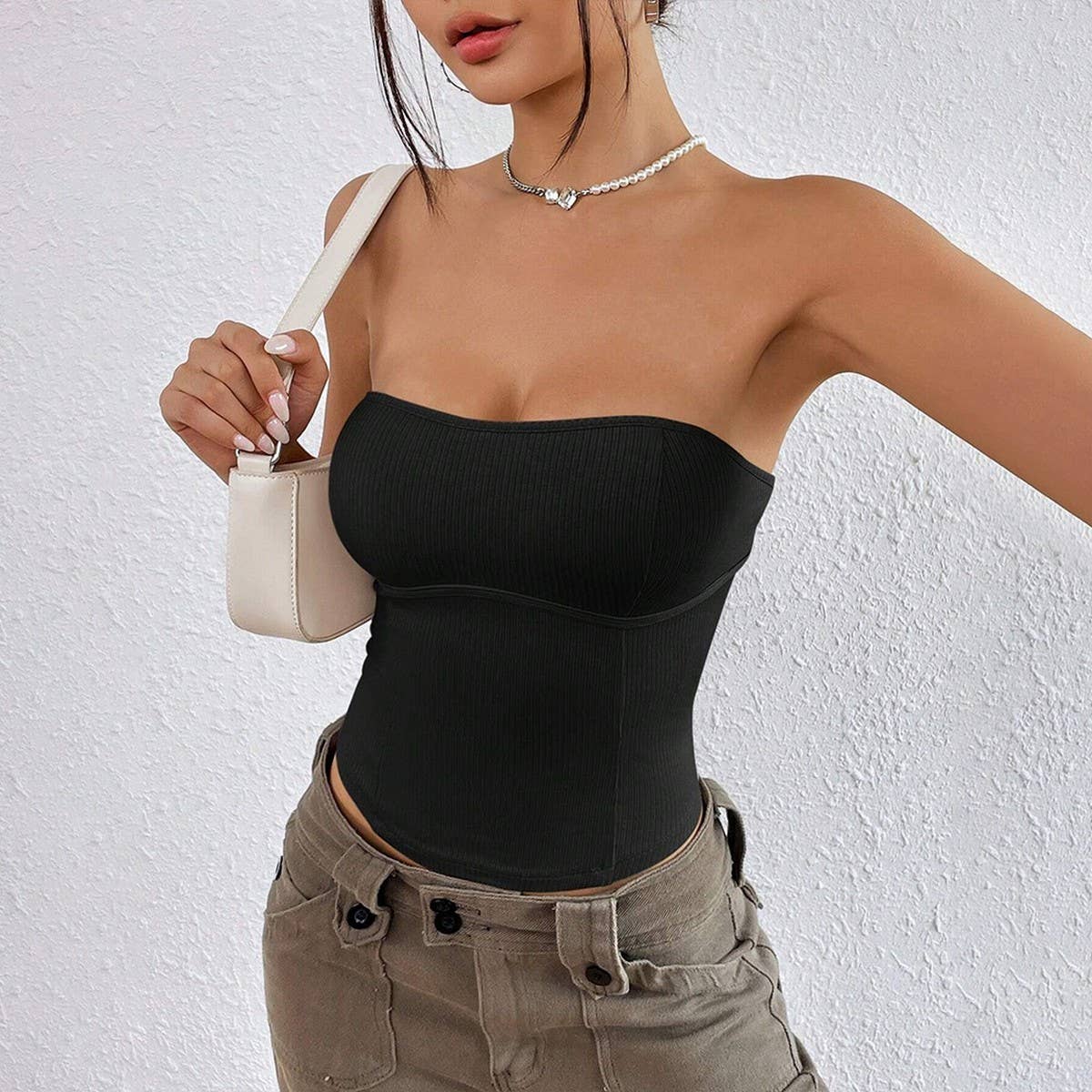 Knit Slimming Tube Top