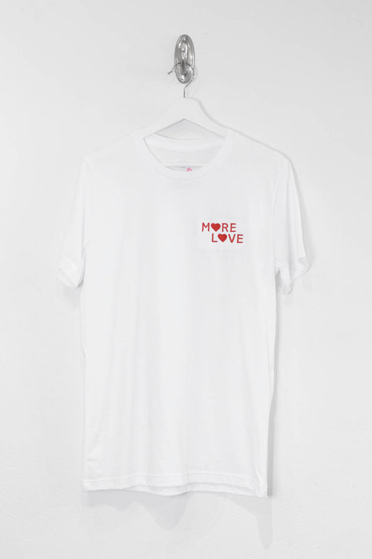 Valentine's Embroidery More Love Tee