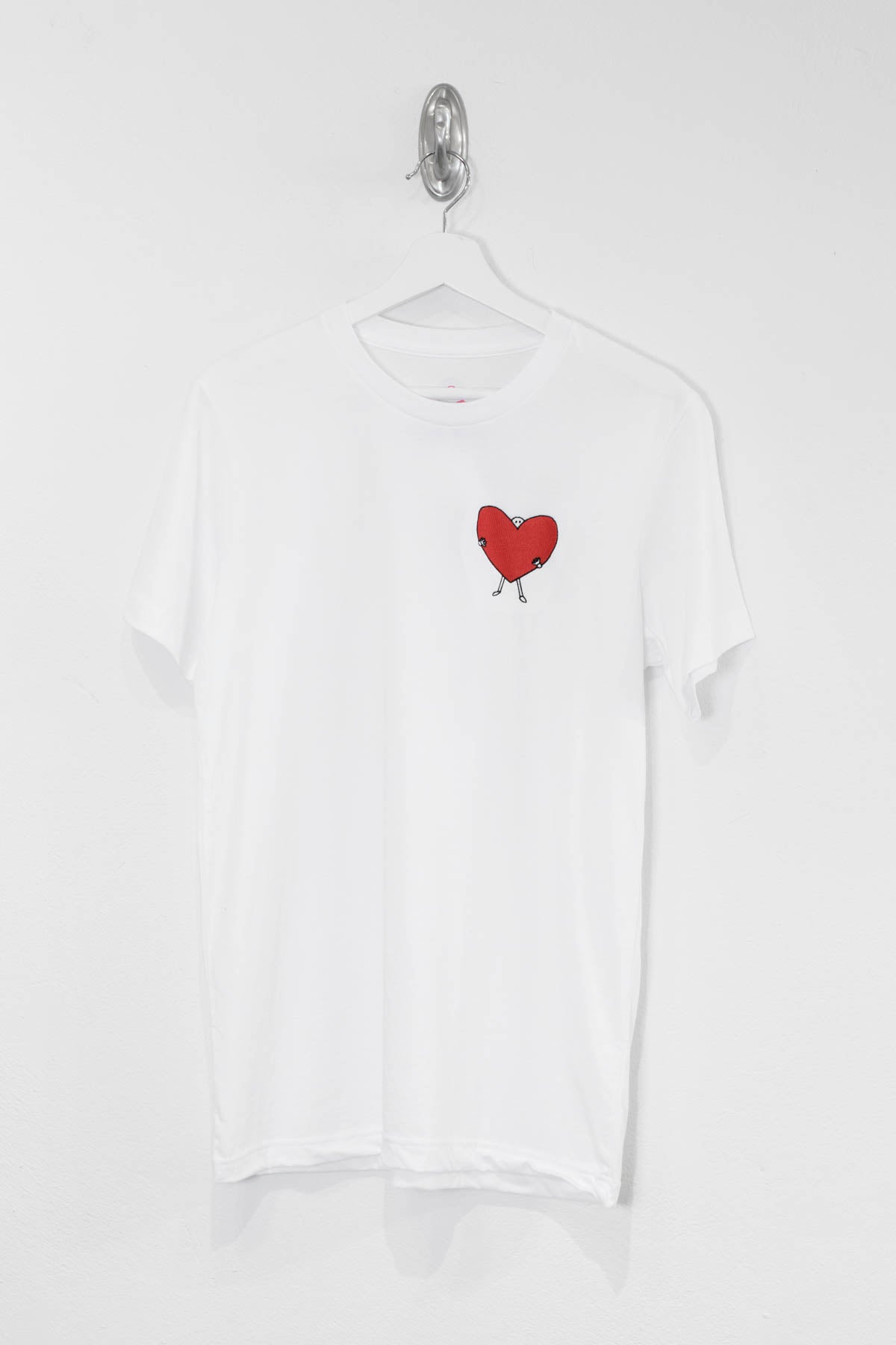 Valentine's Embroidery Heart Guy Tee