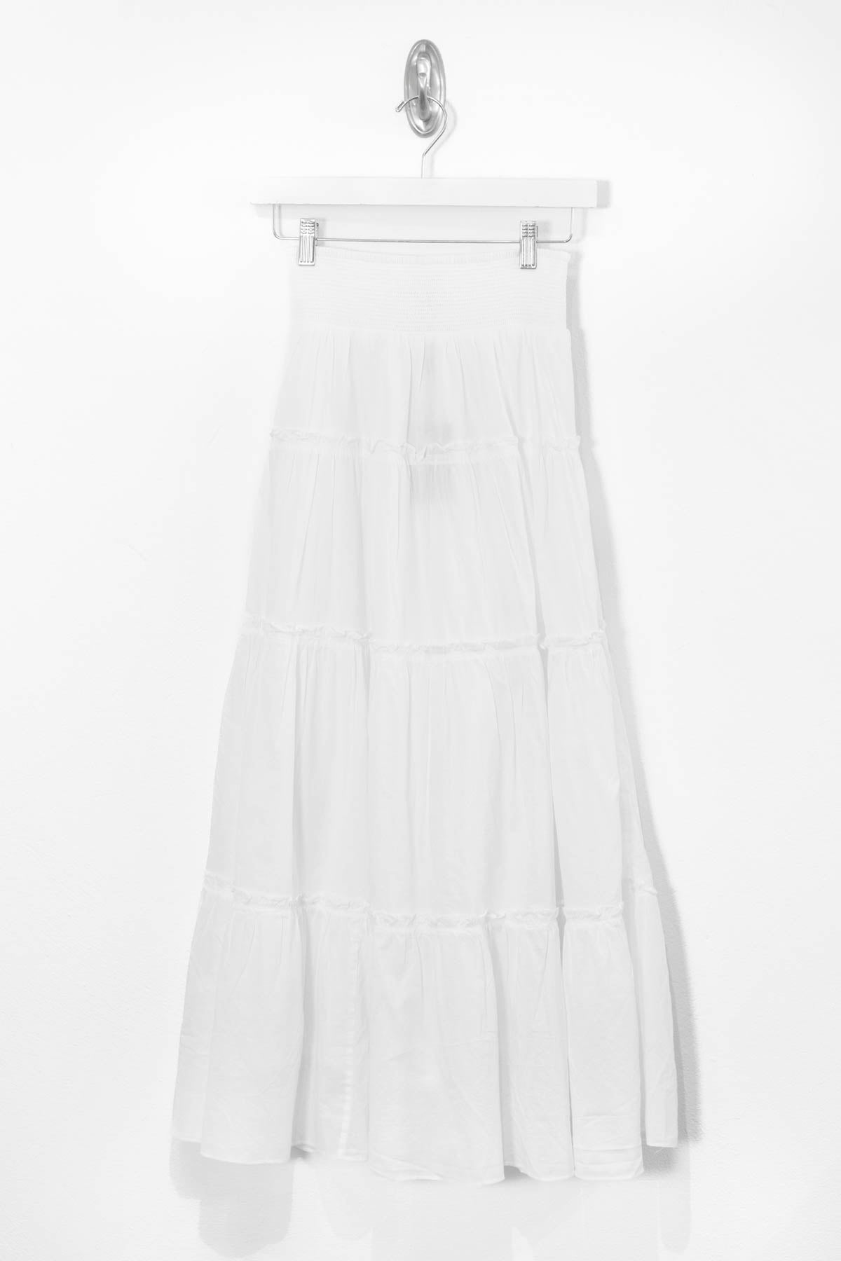 White Meadow Smocked Skirt (Juniors) Katiej NYC